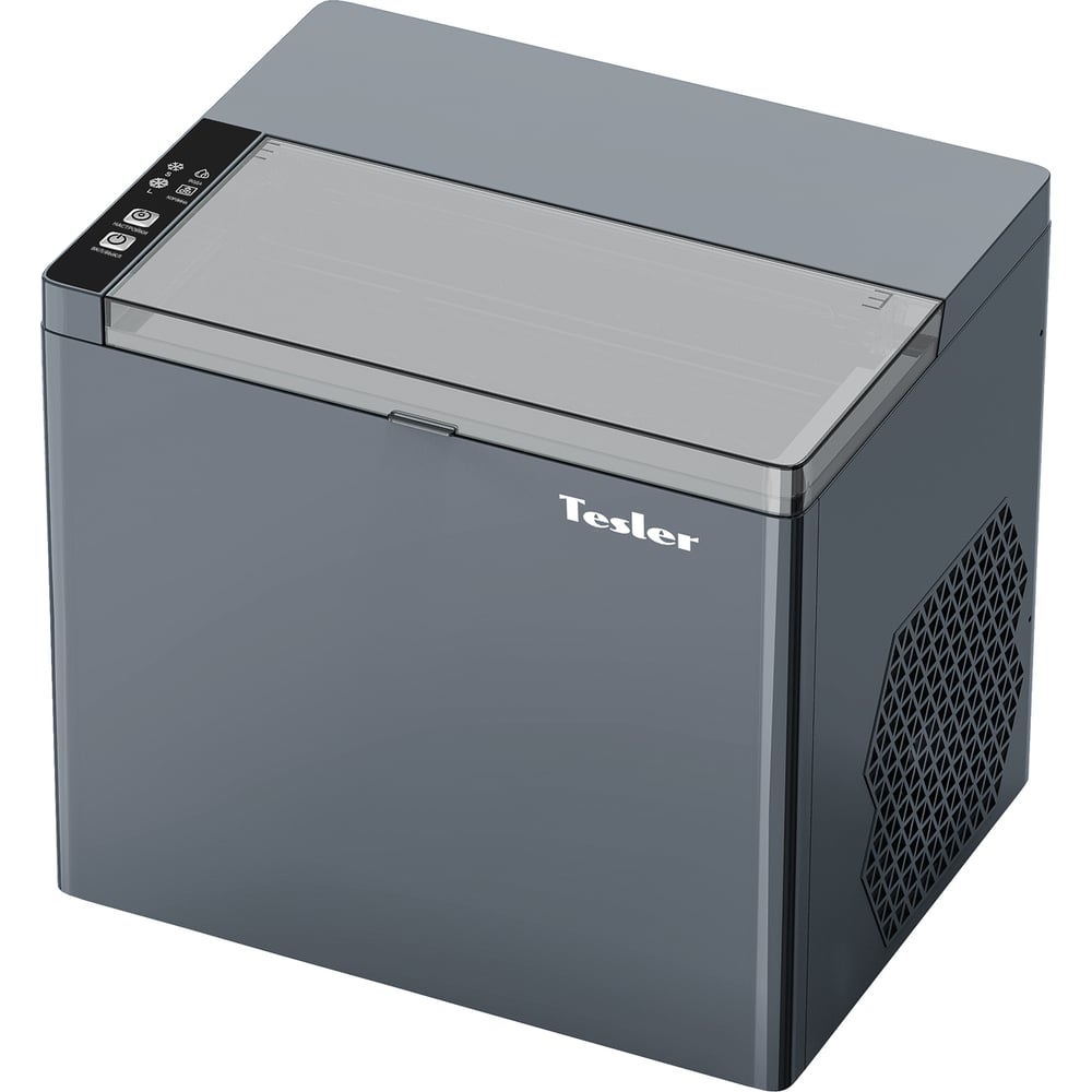Изображение товара Льдогенератор TESLER ICM-1202 серый с возможностью регулировки льда