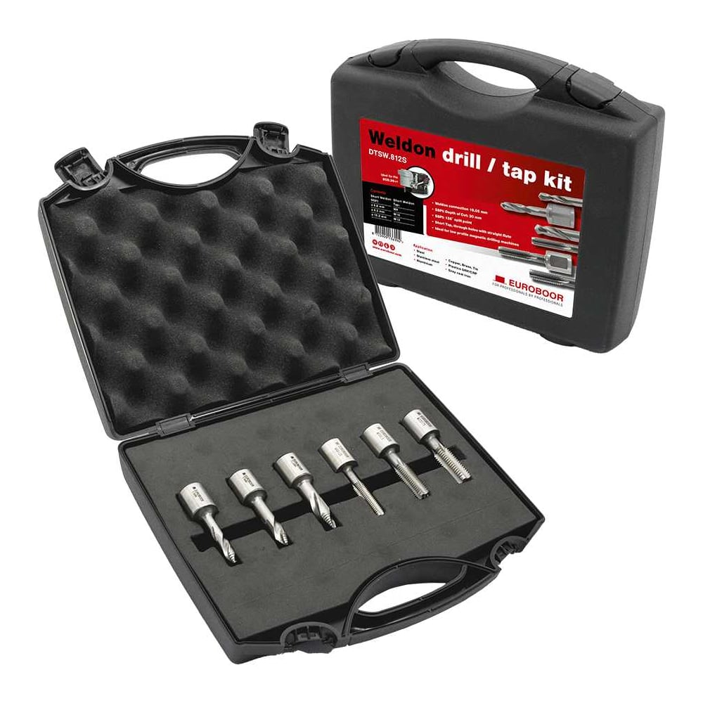 Изображение товара Набор мз метчиков и спиральных свёрл EUROBOOR под ECO.36+/T DTSW.812S