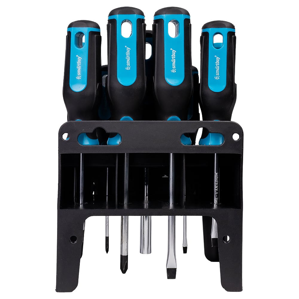Изображение товара Набор отверток SMARTBUY 21 шт на подставке-подвесе CR-V сталь Tools SBT-SCN-21P1