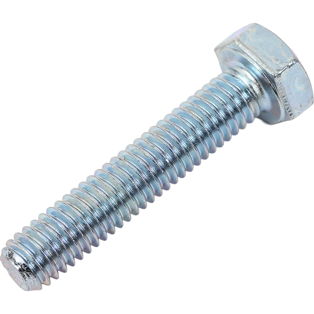 Изображение товара Болт DIN933 с шестигранной головкой оцинкованный М6x30 60 шт