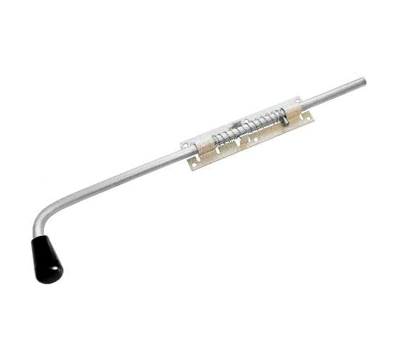 Изображение товара Засов с пружиной DOMART ЗСП-600 мод. 2 белый антик 4620007786361