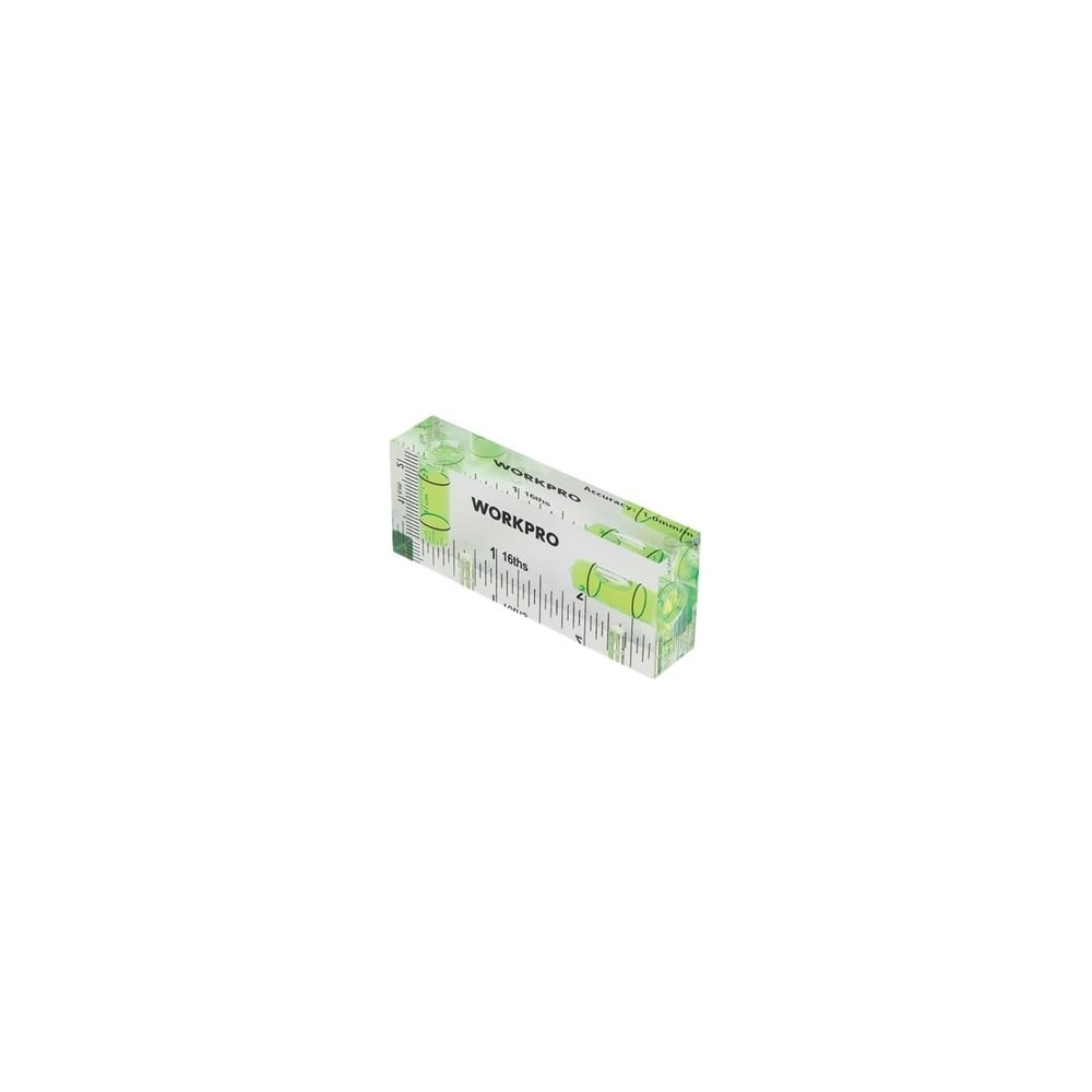 Изображение товара Карманный уровень Workpro PRO 75х30мм магнитный полупрофессиональный