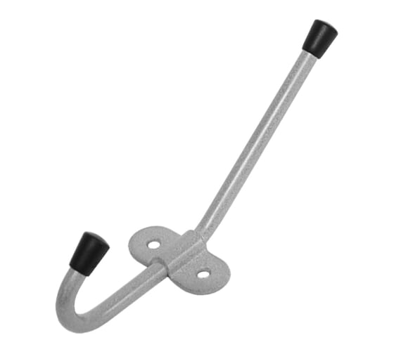 Изображение товара Крючок двойной DOMART серый металлик 4660046014049