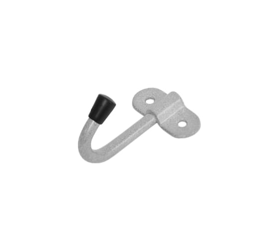 Изображение товара Крючок одинарный DOMART серый металлик 4660046014018