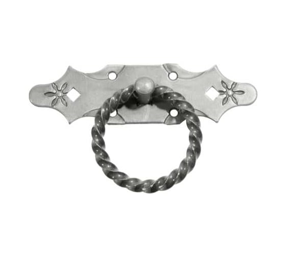 Изображение товара Ручка-кольцо DOMART РК-80 мод.5, кованое, черненое серебро серия Кострома 4660046006624