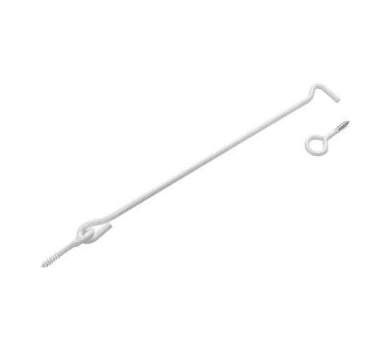 Изображение товара Крючок прутковый DOMART 300мм, мод. 2 белый 4620007786972