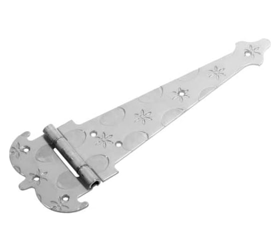 Изображение товара Петля-стрела DOMART фигурная ПС-400 мод. 2 кованая, черненое серебро серия Кострома 4660046004224