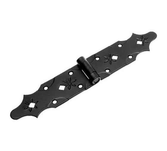 Изображение товара Петля фигурная DOMART 140x140 кованая, черный серия Кострома 4660046008918