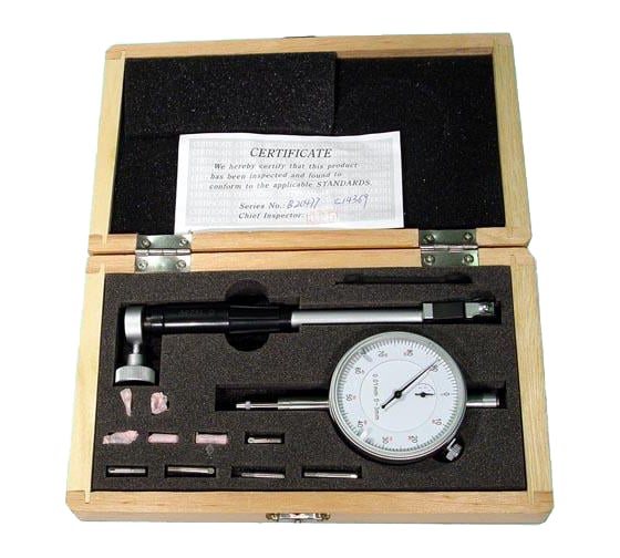 Изображение товара Нутромер CNIC индикаторный 18-35мм, глуб.изм. 135мм 0,01, 8 вставок Шан 570-210 23641