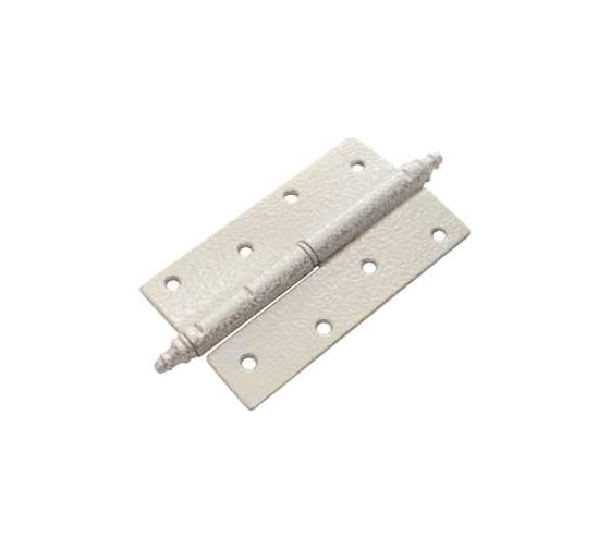 Изображение товара Петля DOMART ПН-120 с фигурным запятником, правая белый антик 4607111623348