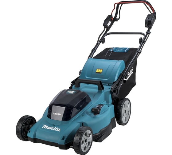 Изображение товара Аккумуляторная газонокосилка Makita LXT 2x18 В, 48 см, 62 л, без АКБ и ЗУ, DLM481Z
