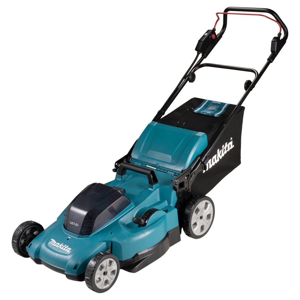 Изображение товара Аккумуляторная газонокосилка Makita LXT 2x18 В шириной 53 см