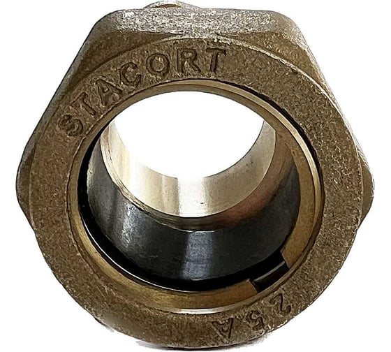 Изображение товара Муфта наружная STACORT SM25x3/4''MR (папа) для гофрированной трубы 25А  из нержавеющей стали SM25-34MR