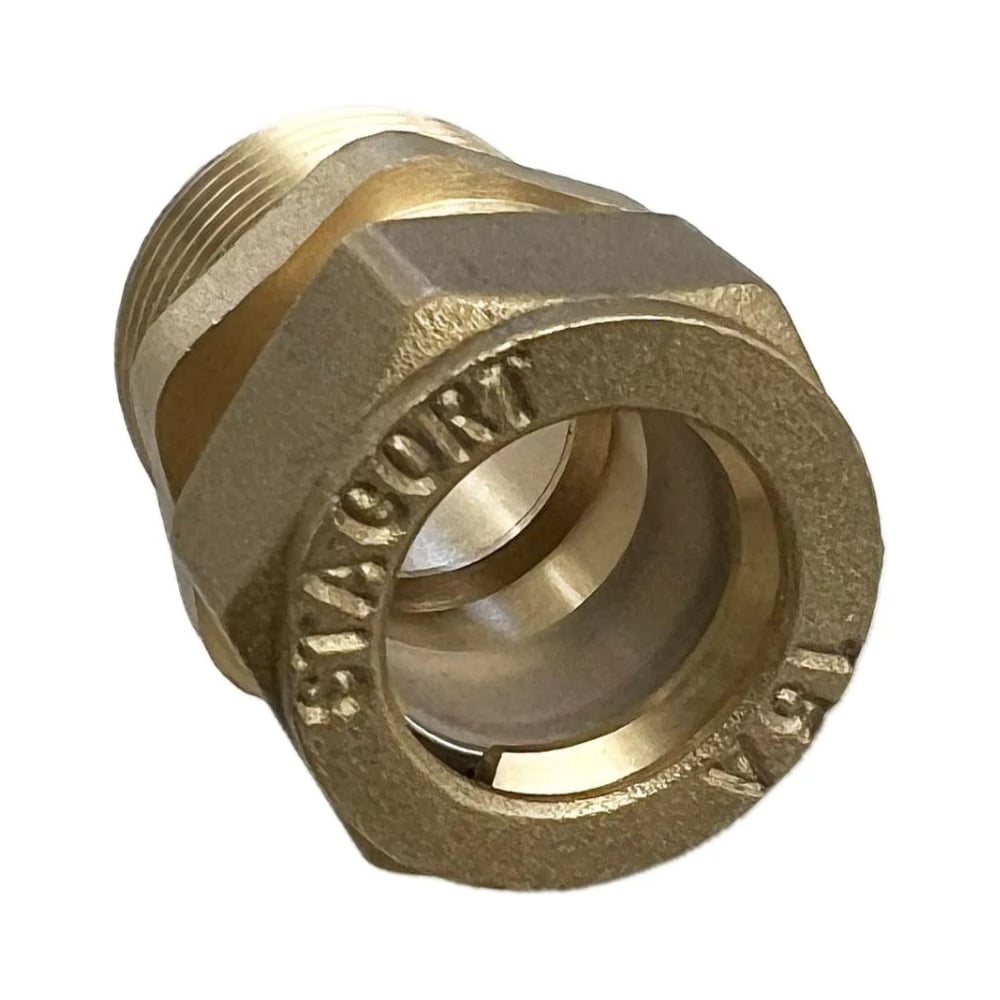 Изображение товара Муфта наружная для гофрированной трубы 15 мм STACORT SM15x3/4''MR