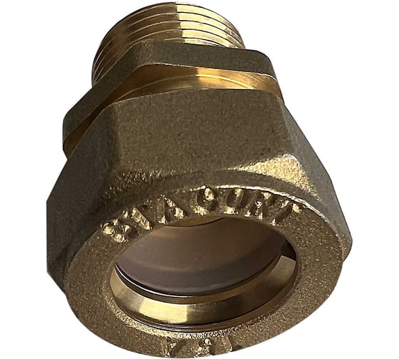 Изображение товара Муфта наружная STACORT SM15x1/2''MR (папа) для гофрированной трубы 15А  из нержавеющей стали SM15-12MR