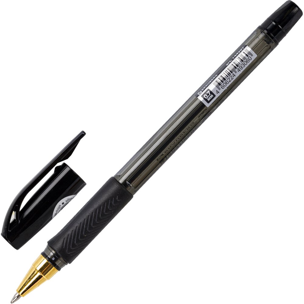 Изображение товара Шариковая ручка BRAUBERG BP-GT GLD BLACK 12 шт черный корпус