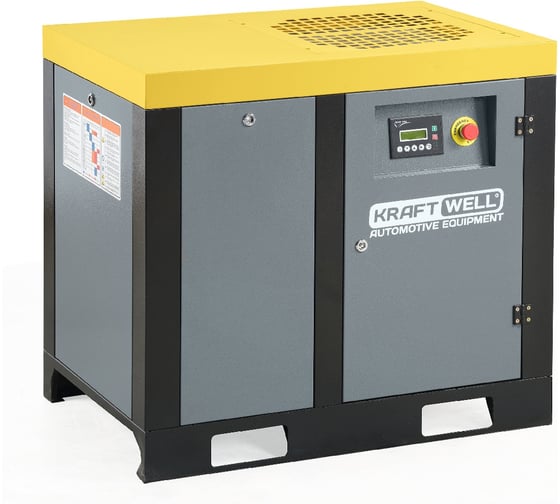 Изображение товара Компрессор винтовой KraftWell 1000 л/мин, 10бар, 380В KRW-ASC10A-10BL