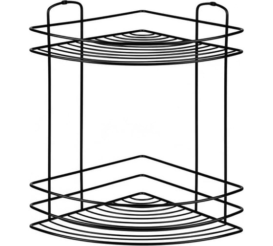 Изображение товара Полка угловая 2-ярусная Рыжий кот WHITE, белый 111176