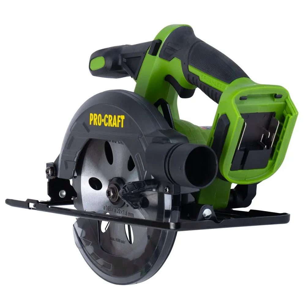 Изображение товара Аккумуляторная дисковая пила PROCRAFT PCA32 20В бесщёточный мотор пылеудаление