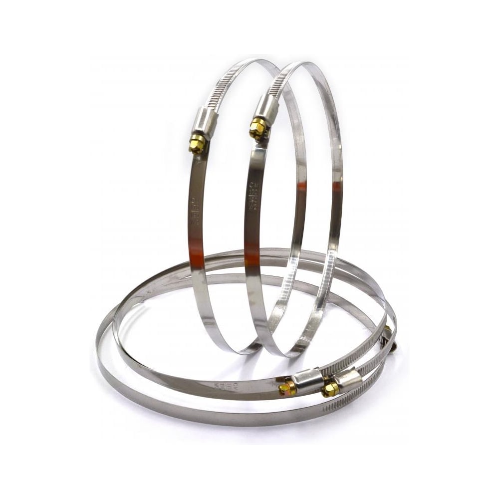 Изображение товара Хомут Novocraft нержавеющий червячный 170 x 190 мм, уп. 5 шт.