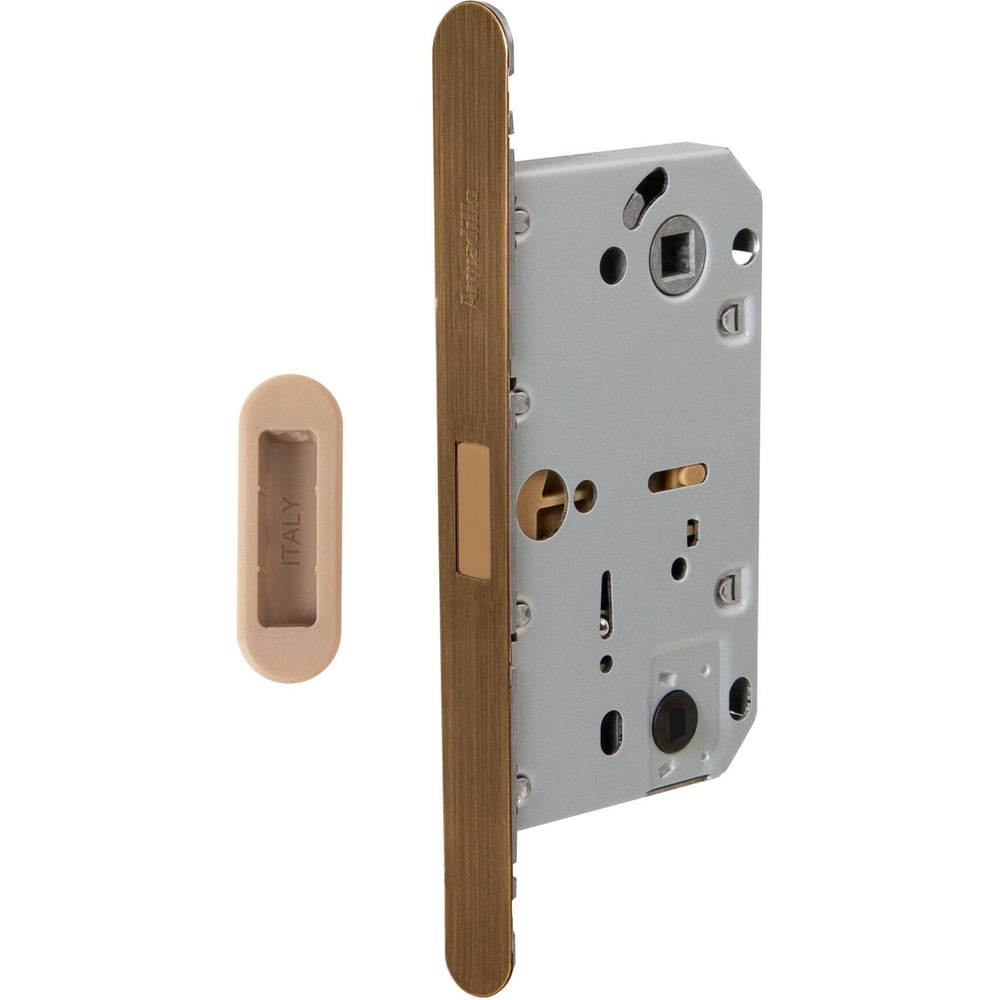 Изображение товара Магнитная защелка ARMADILLO WC с ответной планкой бронза ГРАВИТИ.PRO G01.196.50.96
