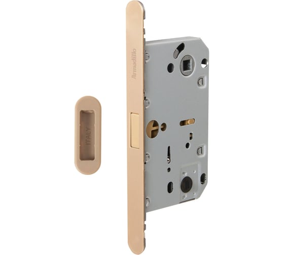 Изображение товара Магнитная защелка ARMADILLO WC с ответной планкой GRAVITY.PRO G01.196.50.96 FSG флорентийское золото 57297