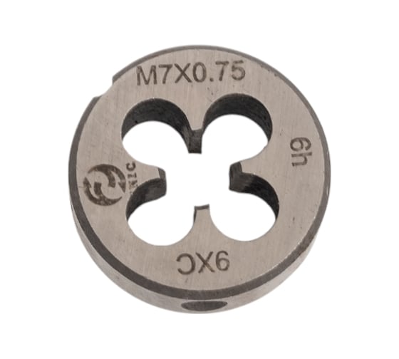 Изображение товара Плашка CNIC М 7,0x0,75 dнар.25мм 9ХС 6h 64329