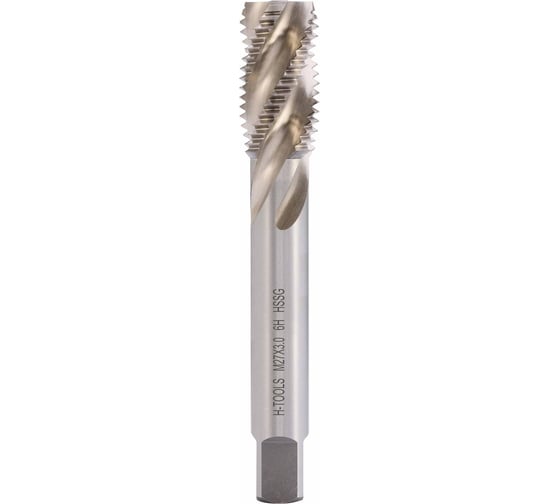 Изображение товара Метчик машинный H-Tools с винтовой канавкой М27, шаг 3.0мм, DIN376, HSS-G, R35 L-160мм, a=16 501100-D2-0270