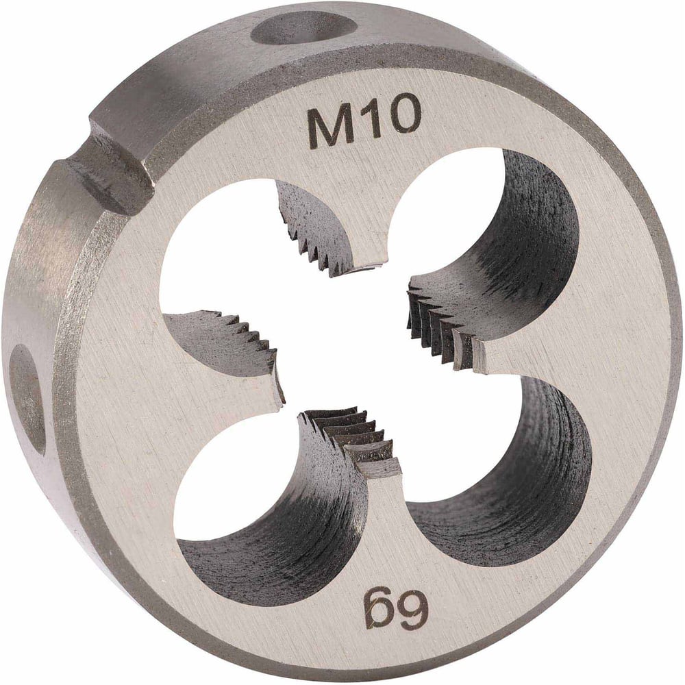 Изображение товара Плашка H-Tools М10 шаг 1.5мм DINEN22568 CrV 6g 30х11мм