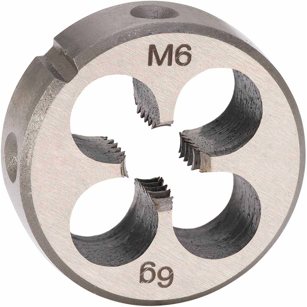 Изображение товара Плашка H-Tools М6 метрическая резьба диаметр 20мм шаг 1.0мм Cr-V