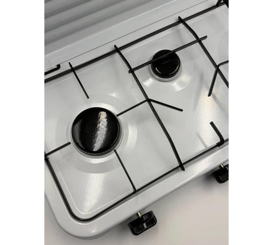 Изображение товара Плита газовая настольная трехконфорочная белая Pegas 150223