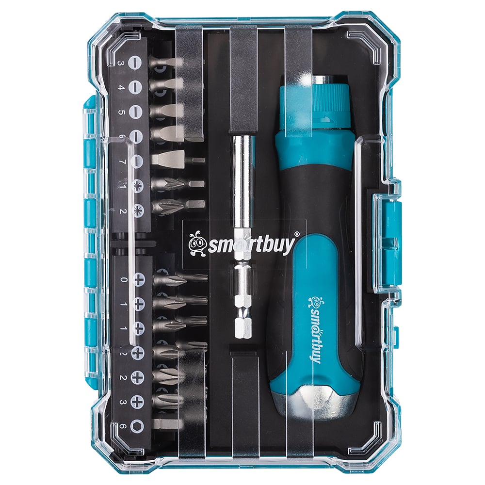 Изображение товара Набор отверток и бит Smartbuy SBT-SCBS-30P2, 30 предметов