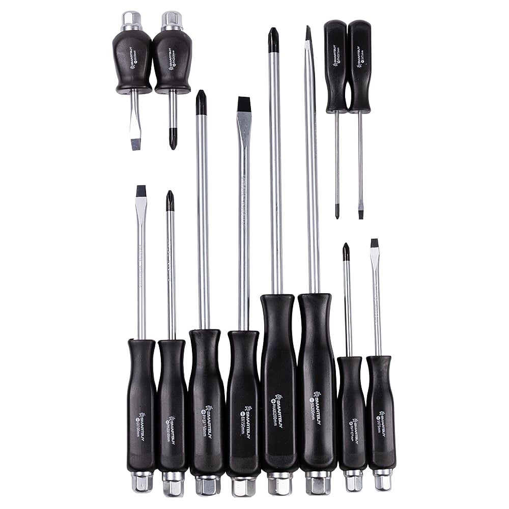 Изображение товара Набор отверток Smartbuy PRO TOOLS SBT-PRO-SCN-12 ударные 12 предметов CrV