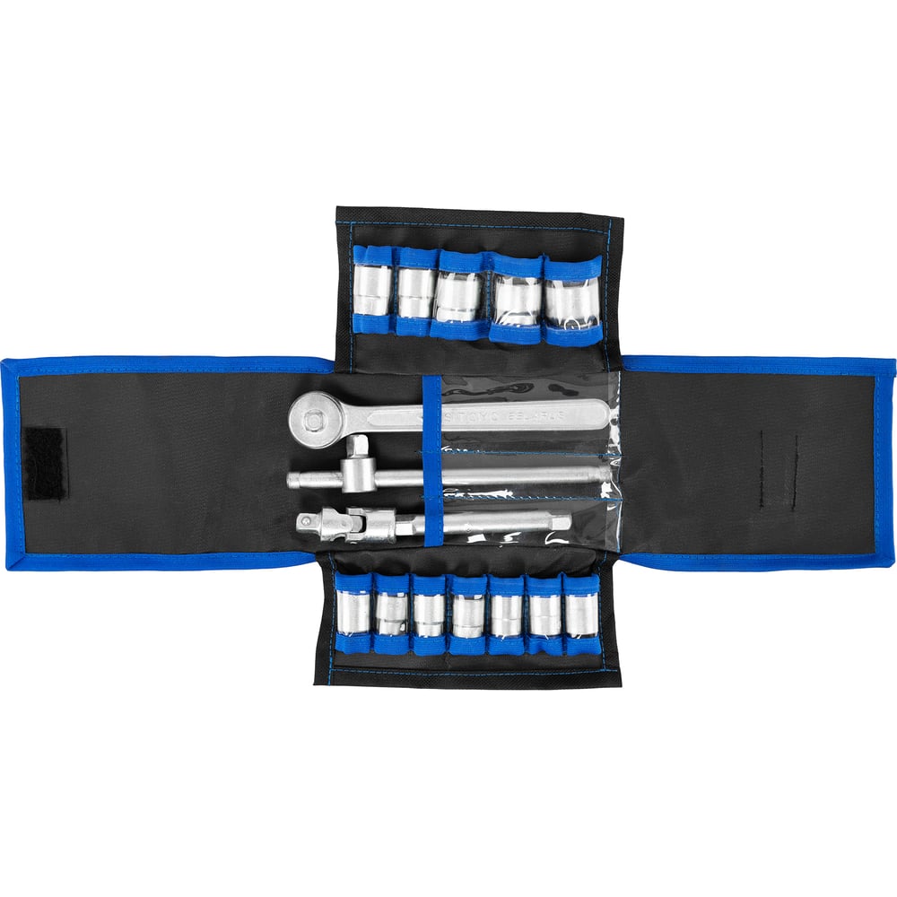 Изображение товара Набор головок SITOMO N5 оцинкованный 8-22 мм 16 шт ПВХ Belarus