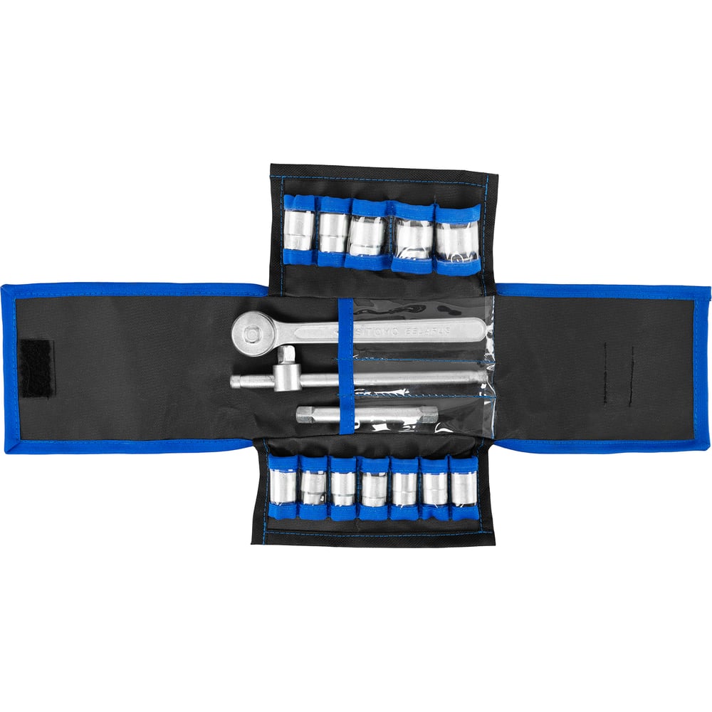 Изображение товара Набор головок SITOMO N4 оцинкованный 8-22мм 15 шт, 3/8 дюйма