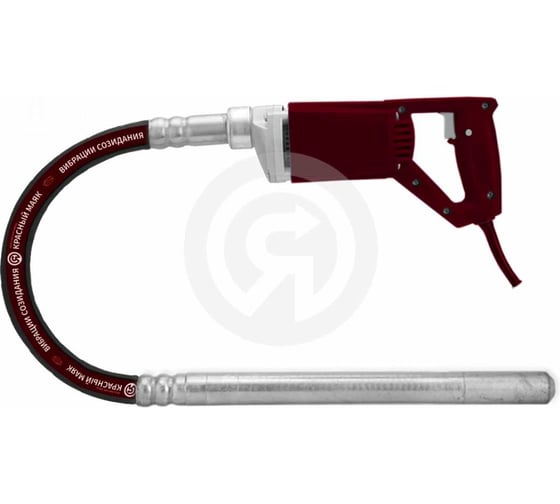 Изображение товара Глубинный вибратор Красный Маяк 35/1 (220В), вал L=1,5м со встроенной булавой d=35мм Х5493000102
