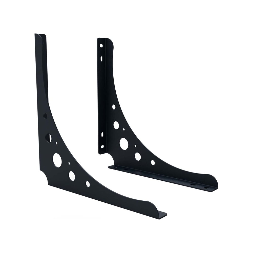 Изображение товара Кронштейн Комус РЭ_набор д/полки S250B черный 250x250мм