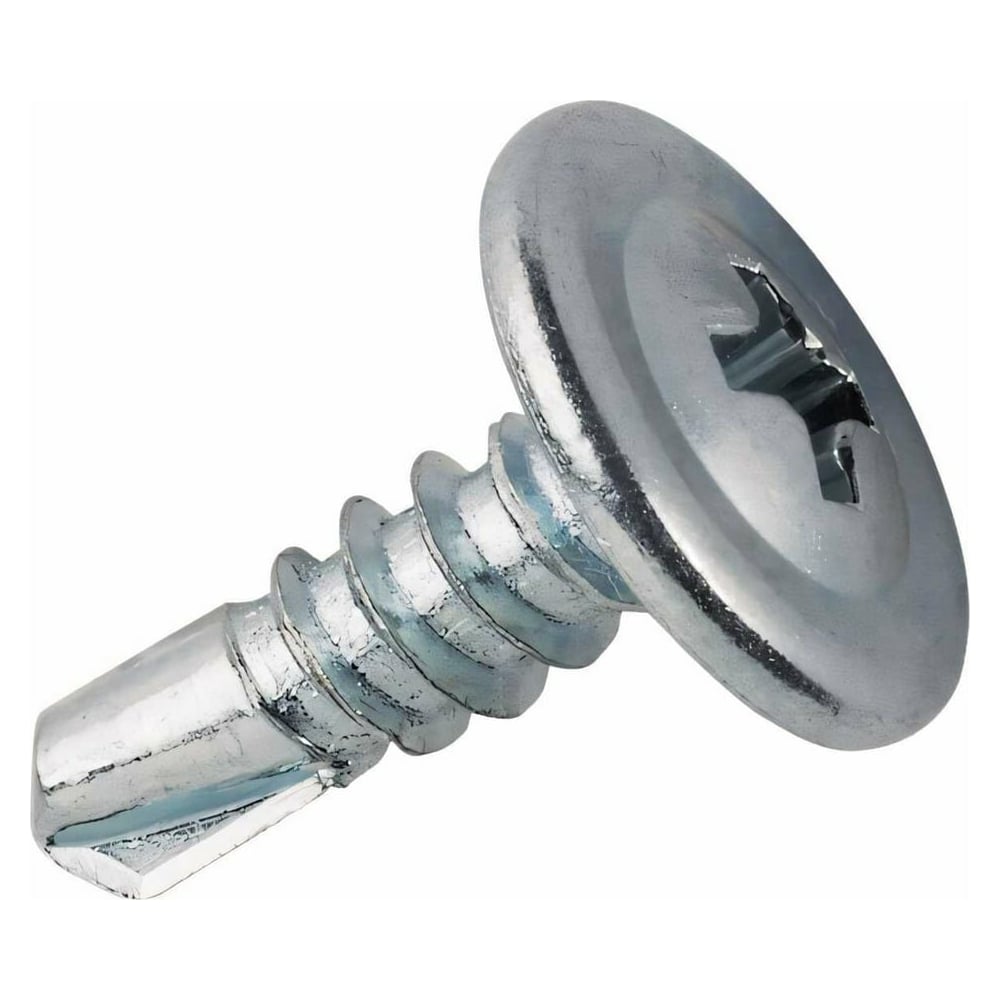 Изображение товара Саморез Квадра пресс-шайба со сверлом 4.2x32 мм цинк 6500 шт.