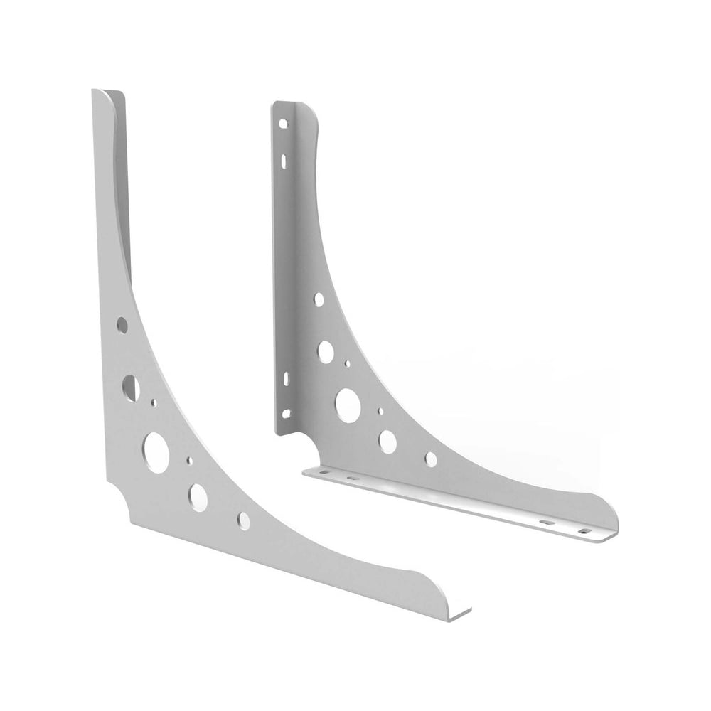 Изображение товара Кронштейн для полки из стали 250x250 мм белый ООО Комус РЭ