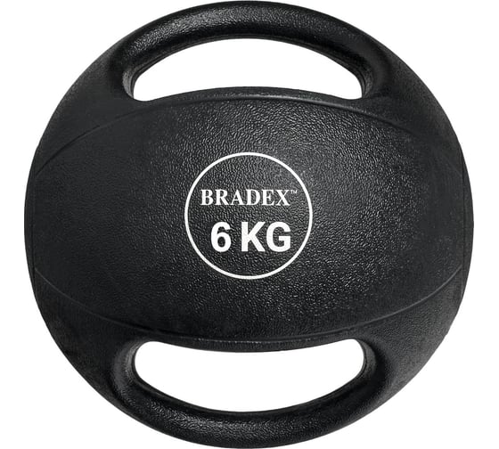 Изображение товара Резиновый медбол BRADEX 6 кг SF 0765