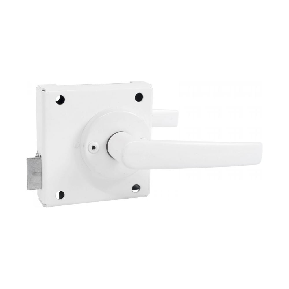 Изображение товара Защелка накладная дверная Птимаш ЗЩН1.45 белая (левая) для межкомнатных дверей