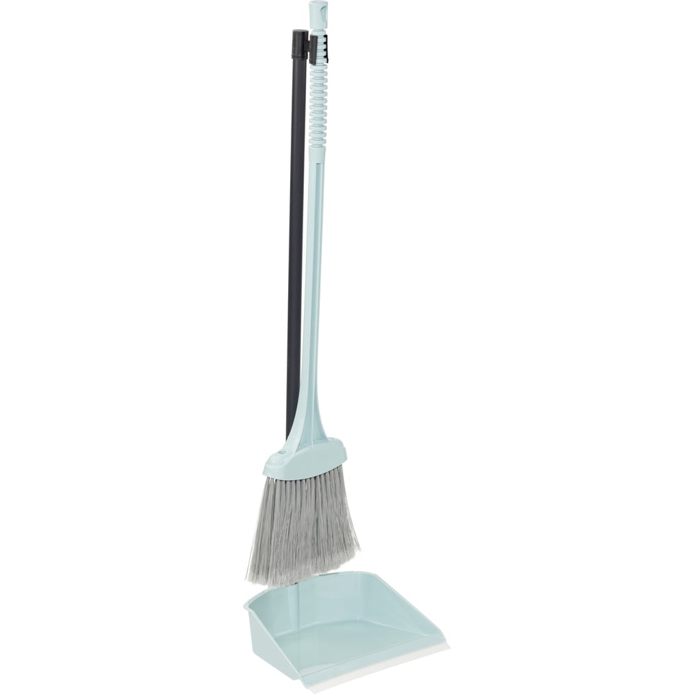 Изображение товара Набор для уборки помещений IDEA ЛЕНИВКА с веником М 5178 Морская волна