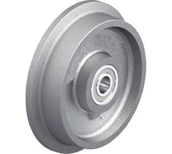 Изображение товара Большегрузное одноребордное колесо КубаньЛитМаш из чугуна SPK 125K