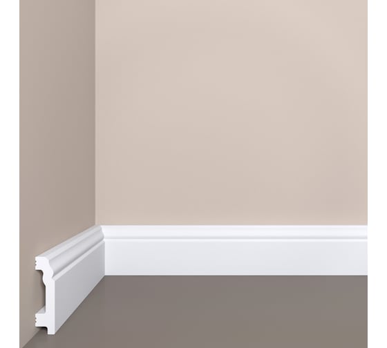 Изображение товара Плинтус напольный XPS П 1 (60x15) bello deco 00-00106680