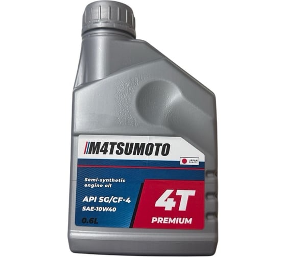 Изображение товара Масло M4tsumoto 4Т SAE 10W40 0,6л. 391170