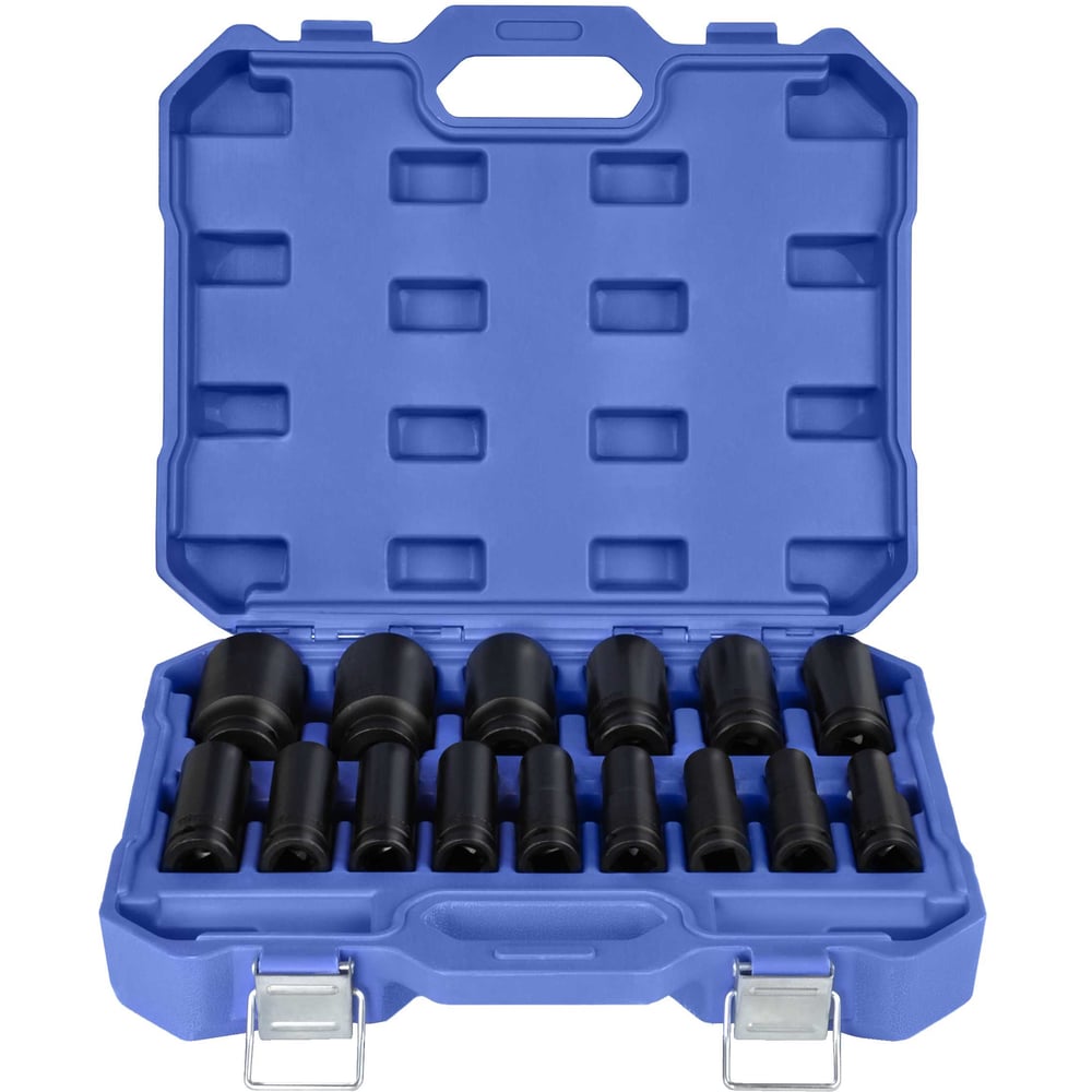 Изображение товара Набор ударных головок БелАК 1/2 15 предметов с кейсом