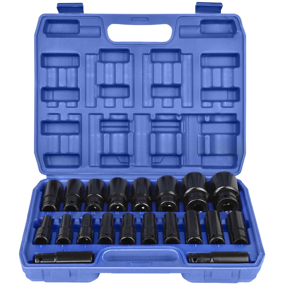 Изображение товара Набор ударных головок БелАК 1/2 20 предметов кейс надежный инструмент