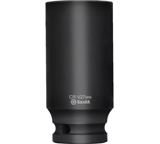 Изображение товара Ударная шестигранная глубокая головка БелАК 27 мм, 1/2 БАК,07165