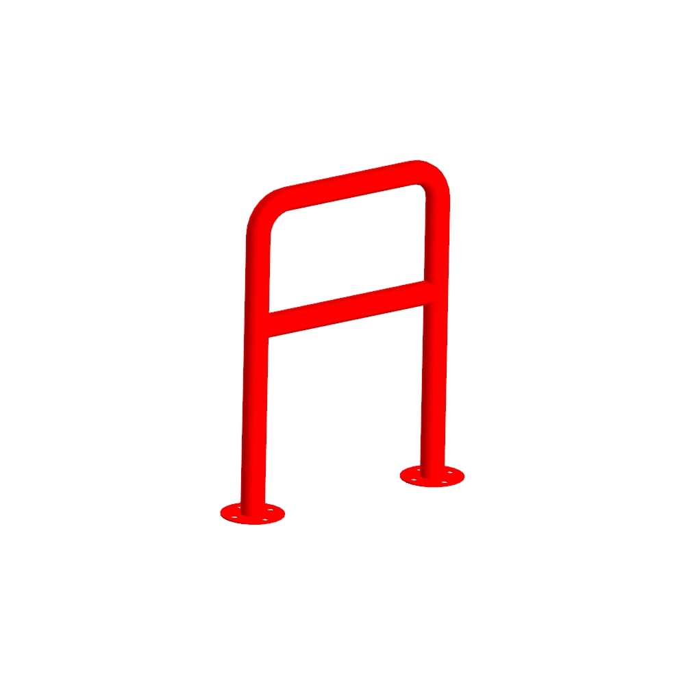 Изображение товара Велопарковка Parallax тип 3 красная надежное хранение велосипеда