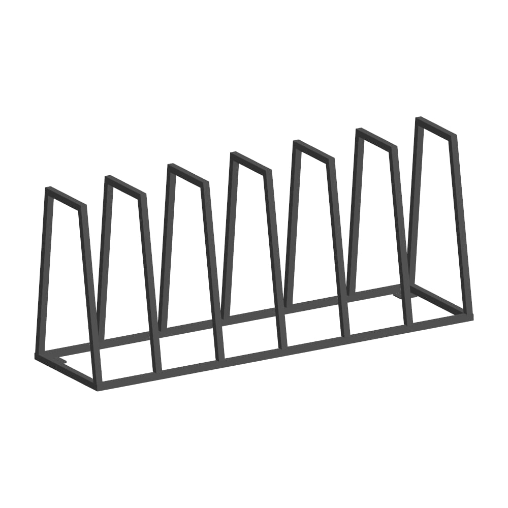 Изображение товара Велопарковка Parallax тип 2 темно-серый металл для хранения велосипедов